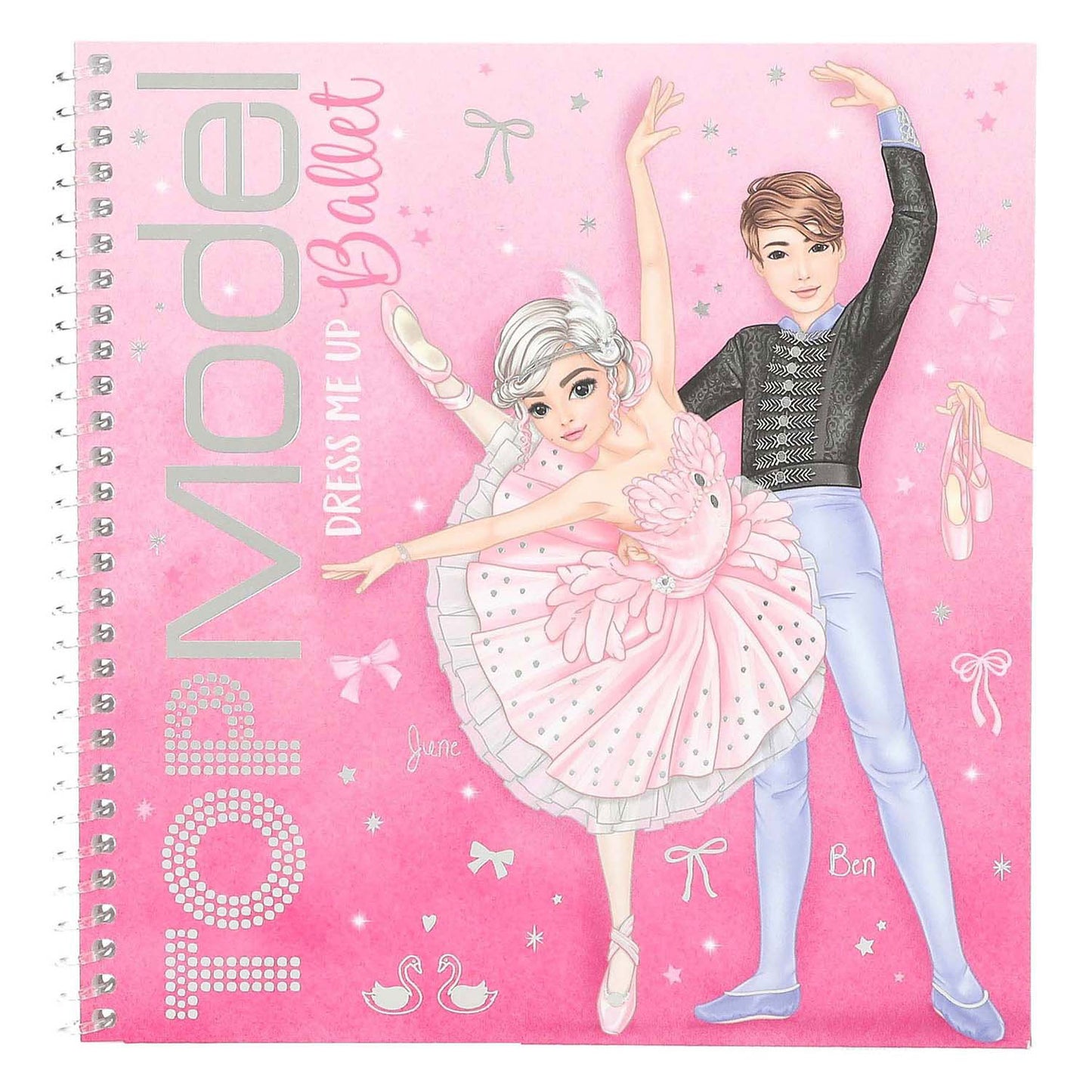 Topmodel Dress Me Up stickerboek ballet.